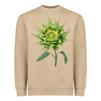 Sun Fill Green Green Sunflower Heavyweight Sweatshirt | Teevron