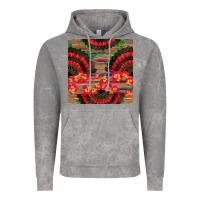 Cloud Rock spanish hand fan seamless pattern Vintage Hoodie - BundleAndBundleShop