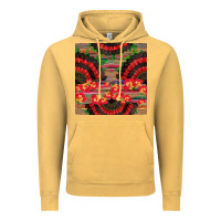 Vintage Mustard spanish hand fan seamless pattern Vintage Hoodie - BundleAndBundleShop
