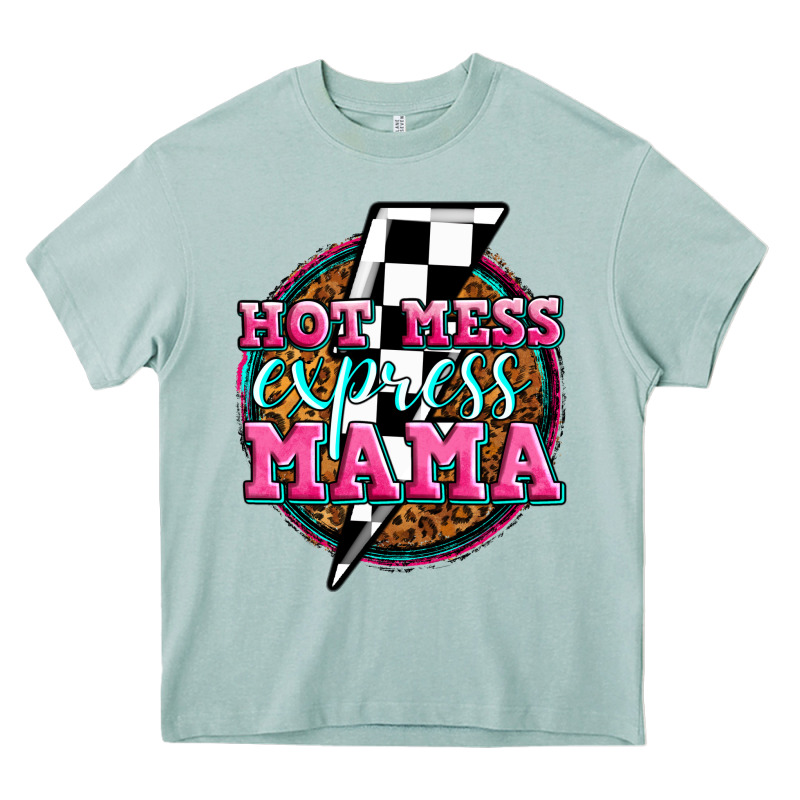 Hot Mess Express Mama Heavy Core Tee by Zillion Design Studio | Teevron