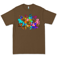 Cacao pride lesbian gay mom sunflower Premium Tee - AdoDesignShop