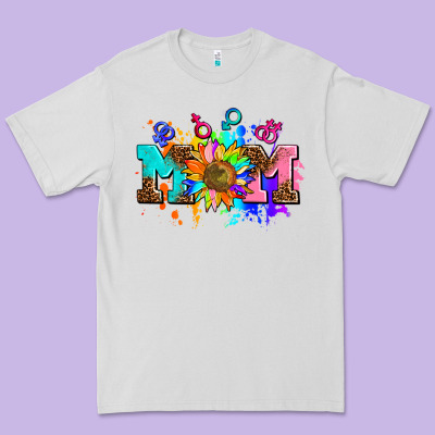 Pride Lesbian Gay Mom Sunflower Premium Tee Designed By Adodesignshop