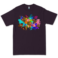 Plum pride lesbian gay mom sunflower Premium Tee - AdoDesignShop