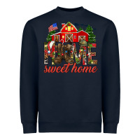 Navy Army Christmas home sweet home Heavyweight Sweatshirt - NancyCooperArtShop