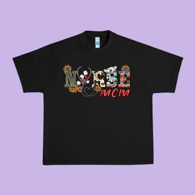 Western Nurse Mom Urban Heavy Tee Designed By Barkaloodesign