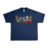 Navy western nurse mom Urban Heavy Tee - BarkalooDesign