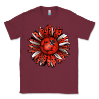 Burgundy Ladybug Sunflower Classic Tee - Jasminsmagicworld