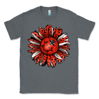 Charcoal Heather Ladybug Sunflower Classic Tee - Jasminsmagicworld