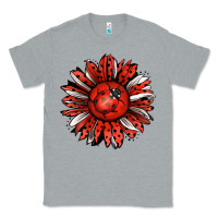 Heather Grey Ladybug Sunflower Classic Tee - Jasminsmagicworld