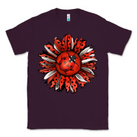 Plum Ladybug Sunflower Classic Tee - Jasminsmagicworld