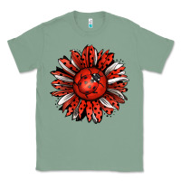 Sage Ladybug Sunflower Classic Tee - Jasminsmagicworld