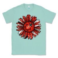 Seafoam Ladybug Sunflower Classic Tee - Jasminsmagicworld