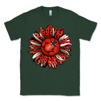 Sports Green Ladybug Sunflower Classic Tee - Jasminsmagicworld
