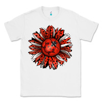 White Ladybug Sunflower Classic Tee - Jasminsmagicworld