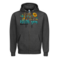 Charcoal Heather do not fear for i am with you Zipper Hoodie - BundleAndBundleShop