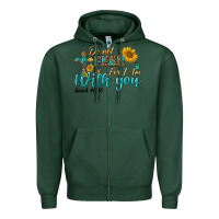 Sports Green do not fear for i am with you Zipper Hoodie - BundleAndBundleShop