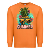 Carrot Hello summer pineapple Premium Sweatshirt - NancyCooperArtShop