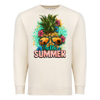 Hello Summer Pineapple Premium Sweatshirt | Teevron