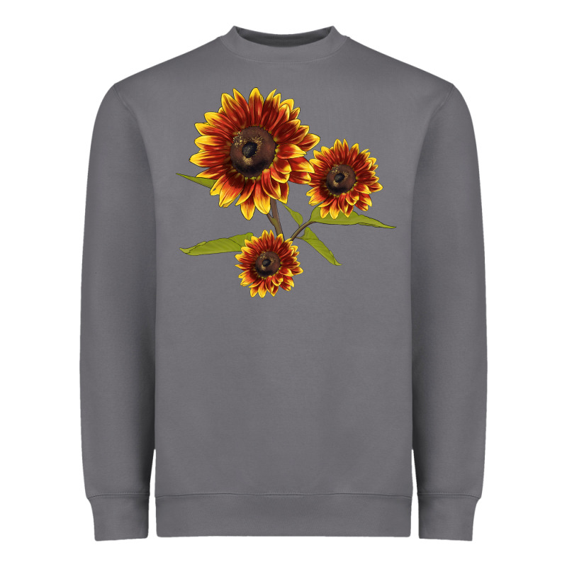 Ring O Fine Sunflower Heavyweight Sweatshirt by LillyAllenDesigns | Teevron