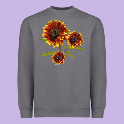Ring O Fine Sunflower Heavyweight Sweatshirt Designed By Lillyallendesigns