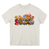 Cream transportation squad Heavy Core Tee - texasbilliewilder