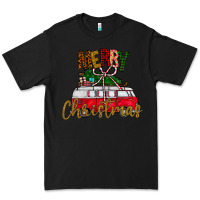 Black merry christmas Premium Tee - CowhideDigitalArt