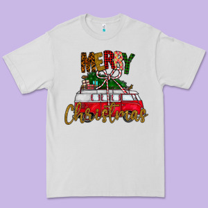 Merry Christmas Premium Tee Designed By Cowhidedigitalart