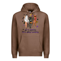 Chestnut Get in ghoulies were going haunting Premium Hoodie - NancyCooperArtShop