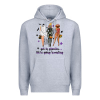 Heather Grey Get in ghoulies were going haunting Premium Hoodie - NancyCooperArtShop