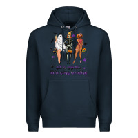 Navy Get in ghoulies were going haunting Premium Hoodie - NancyCooperArtShop