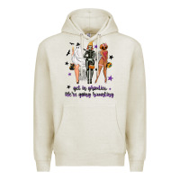Oatmeal Heather Get in ghoulies were going haunting Premium Hoodie - NancyCooperArtShop
