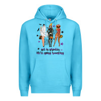 Ocean Blue Get in ghoulies were going haunting Premium Hoodie - NancyCooperArtShop