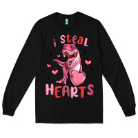 Black i steal hearts Long Sleeve Tee - MaliasSmallBusiness