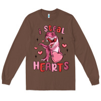 Chestnut i steal hearts Long Sleeve Tee - MaliasSmallBusiness