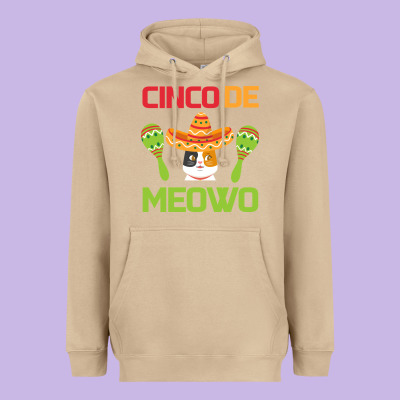 Cinco De Meow Heavyweight Hoodie Designed By Bettercallsaul