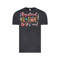 Vintage Black Registered Nurse Vintage Tee - LillyAllenDesigns