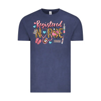 Vintage Denim Registered Nurse Vintage Tee - LillyAllenDesigns