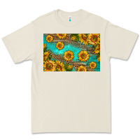 Bone western sunflowers skinny metal can holder Premium Tee - HRA Design Shop