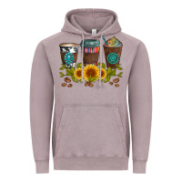 Vintage Zinc coffee group and sunflowers Vintage Hoodie - Artiststas