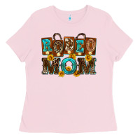 Bubblegum Pink rodeo mom Ladies Tee - Zillion Design Studio