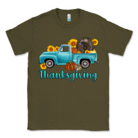 Army Green thanksgiving truck turkey Classic Tee - AdoDesignShop