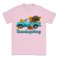 Bubblegum Pink thanksgiving truck turkey Classic Tee - AdoDesignShop