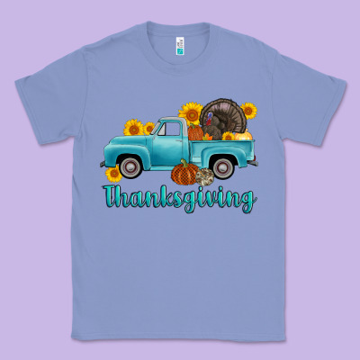 Thanksgiving Truck Turkey Classic Tee Designed By Adodesignshop