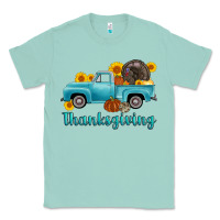 Seafoam thanksgiving truck turkey Classic Tee - AdoDesignShop
