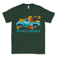 Sports Green thanksgiving truck turkey Classic Tee - AdoDesignShop