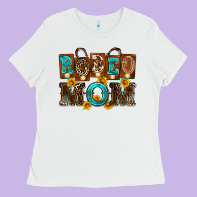Rodeo Mom Ladies Tee Designed By Zillion Design Studio