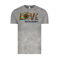 Cloud Rock love sunflower autism awareness Vintage Tee - BarkalooDesign