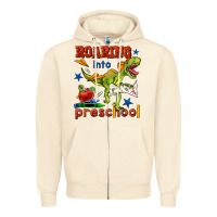Sandshell roaring into preschool Zipper Hoodie - BundleAndBundleShop