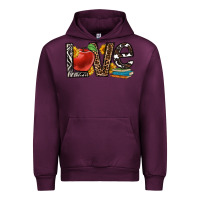 Mauve Wine love teacher Urban Hoodie - OliviaCreatesArt