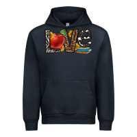 Navy love teacher Urban Hoodie - OliviaCreatesArt